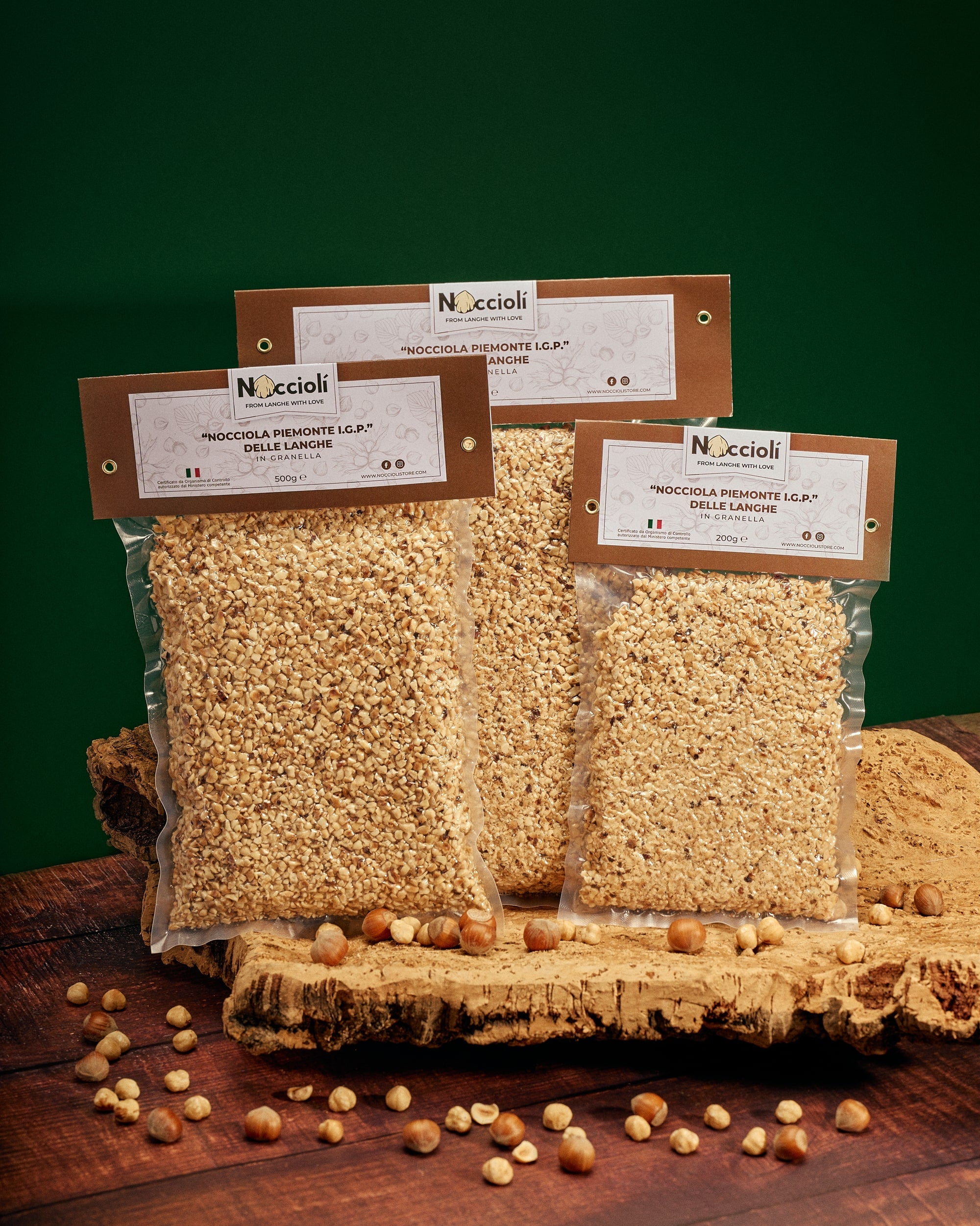 "Nocciola Piemonte I.G.P." Delle Langhe - IN GRANELLA