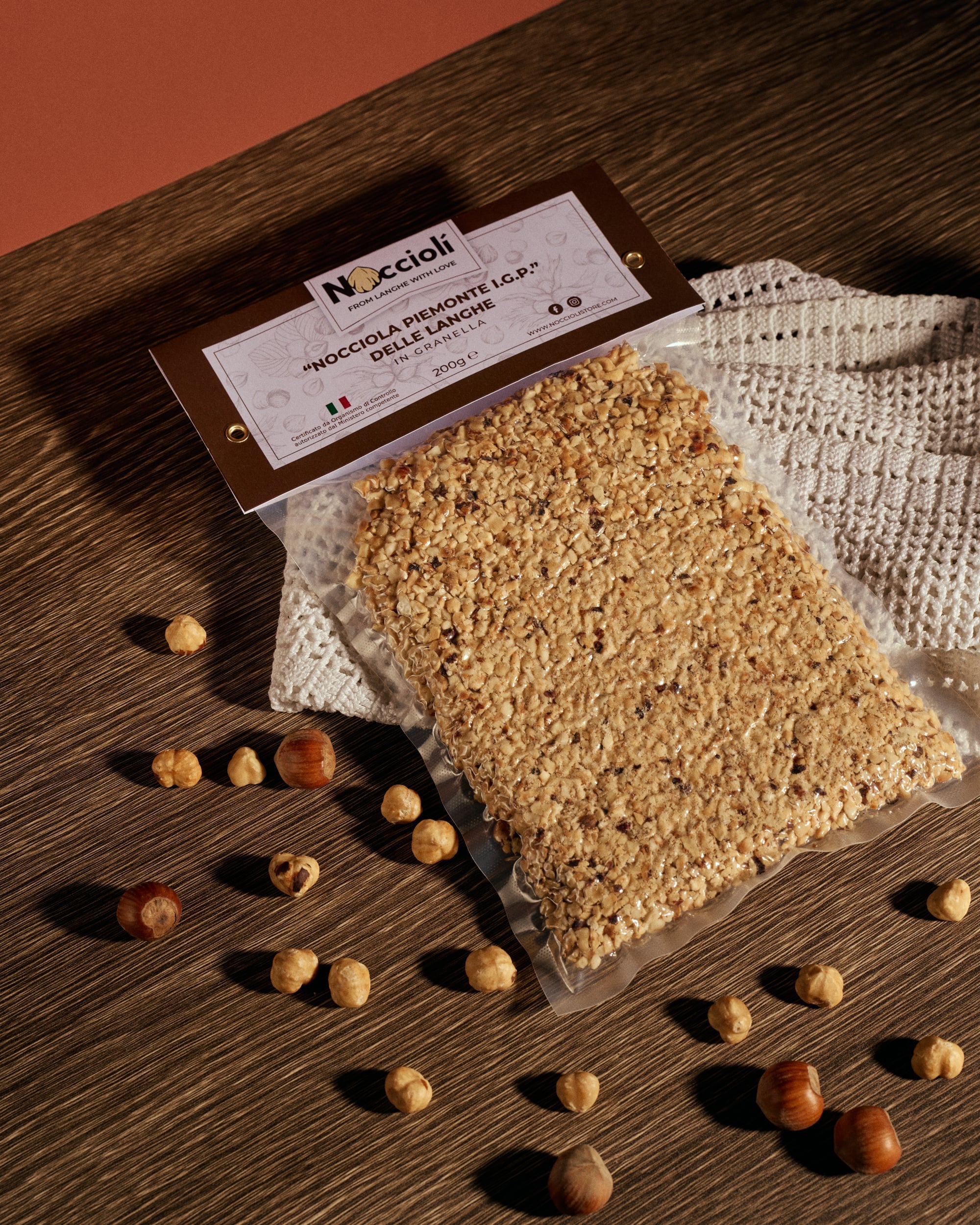 "Nocciola Piemonte I.G.P." Delle Langhe - IN GRANELLA
