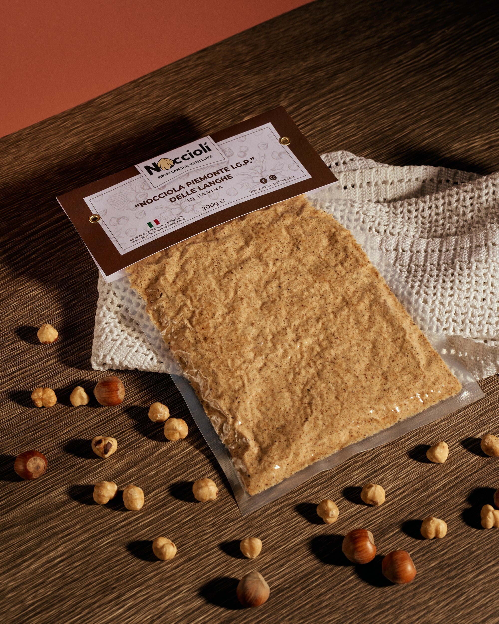 "Nocciola Piemonte I.G.P." Delle Langhe - IN FARINA
